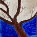 Tree and moon